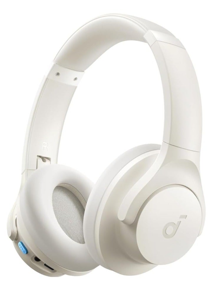 Soundcore - Q11i Wireless Over-Ear Bluetooth Headphones by Anker, Deep Bass, 60H Playtime, Hi-Res Audio, Detachable Ear Cushions, Multipoint Connection White - Image 1