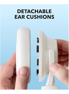 Soundcore Q11i Wireless Over-Ear Bluetooth Headphones by Anker, Deep Bass, 60H Playtime, Hi-Res Audio, Detachable Ear Cushions, Multipoint Connection White  - Image 5