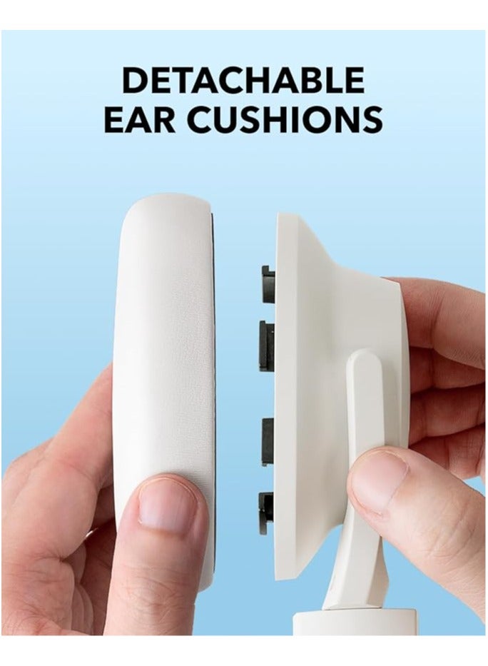 Soundcore - Q11i Wireless Over-Ear Bluetooth Headphones by Anker, Deep Bass, 60H Playtime, Hi-Res Audio, Detachable Ear Cushions, Multipoint Connection White - Image 1
