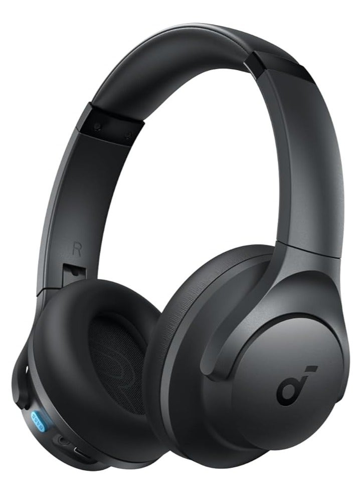 Soundcore - Q11i Wireless Over-Ear Bluetooth Headphones by Anker, Deep Bass, 60H Playtime, Hi-Res Audio, Detachable Ear Cushions, Multipoint Connection Dark Grey - Image 1