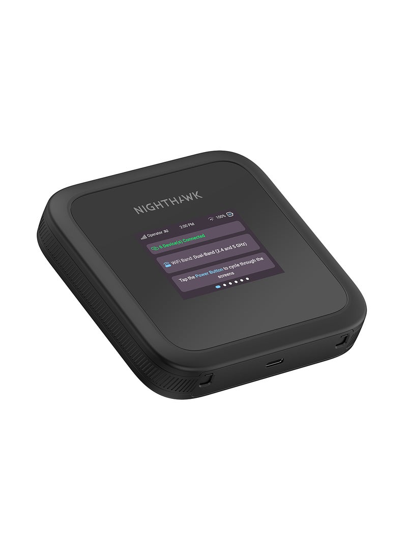 NETGEAR - NIGHTHAWK M3 5G ROUTER MOBILE HOTSPOT – Up to 2.5 Gbps Speed, High-Speed Portable WiFi for Home or Travel, Supports Multiple Devices Simultaneously, Ideal for Remote Work Black - Image 1