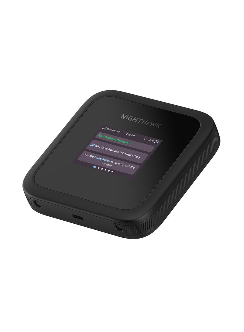 NETGEAR - NIGHTHAWK M3 5G ROUTER MOBILE HOTSPOT – Up to 2.5 Gbps Speed, High-Speed Portable WiFi for Home or Travel, Supports Multiple Devices Simultaneously, Ideal for Remote Work Black - Image 1