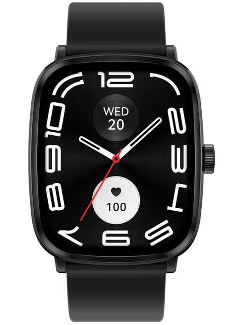 Smart Watch for Men Women,2.01" AMOLED Display Smartwatch with Bluetooth Call(Answer/Make),Two Straps,Fitness Tracker with 150 Sport Modes,IP68,Compatible with iOS and Android RS5 Black