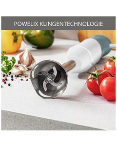 مولينكس Optichef Hand Blender 1000 Watts 12 Functions 500 ML Chopper DD6551EG White  - Image 3