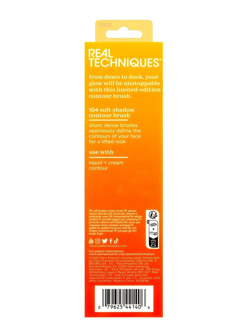 REAL TECHNIQUES Solar Power Soft Shadow Contour Brush 1 Count Orange  - Image 4