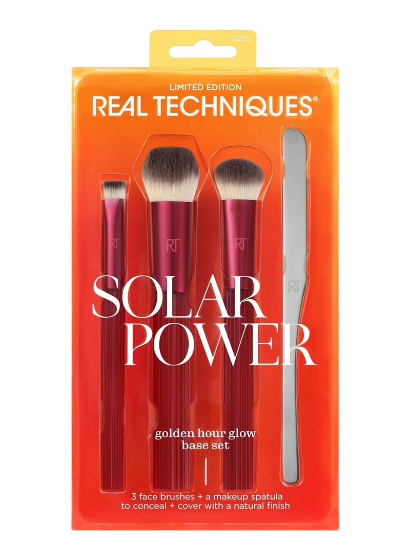 REAL TECHNIQUES Solar Power Golden Hour Glow Base Set 4 Count Multicolor - Image 1