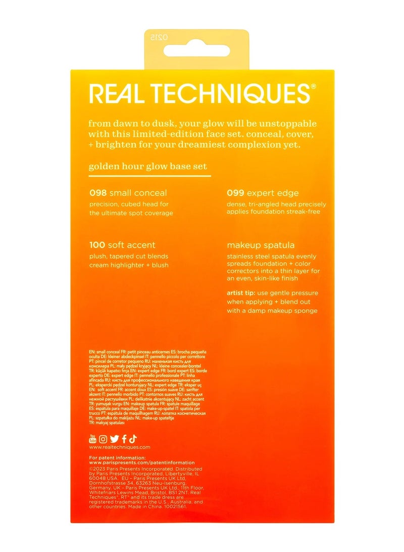 REAL TECHNIQUES Solar Power Golden Hour Glow Base Set 4 Count Multicolor - Image 5