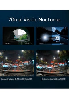 70mai Dash Cam A510 1944P HDR GPS ADAS 4G Connectivity 70mai 4G Front Cam A510 Car DVR 24H Parking Support Rear Cam （Only front cam）  - Image 2