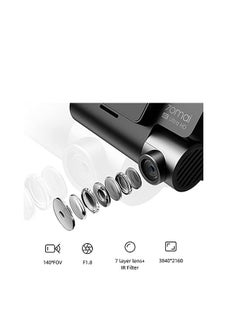 70mai Dash Camera A800S 4K GPS Super High Resolution of 4K UHD Outstanding Image Quality  - Image 4