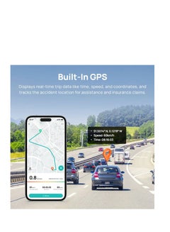 70mai Dash Camera A800S 4K GPS Super High Resolution of 4K UHD Outstanding Image Quality  - Image 2