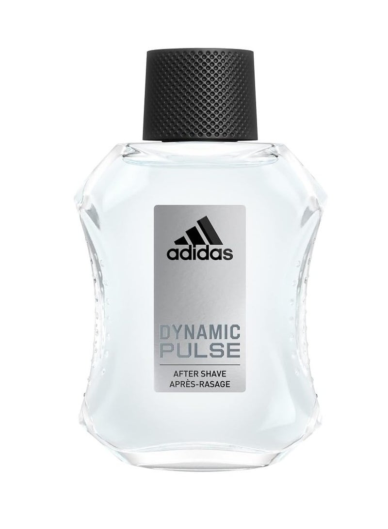 اديداس Dynamic Pulse Aftershave 3.3 fl oz (Pack of 1), Notes of Mint, Apple, and Wood, Men's Fragrance, Long Lasting, Sporty Fragrance, Travel Size 3.3 fl ozFluid Ounce  - Image 2