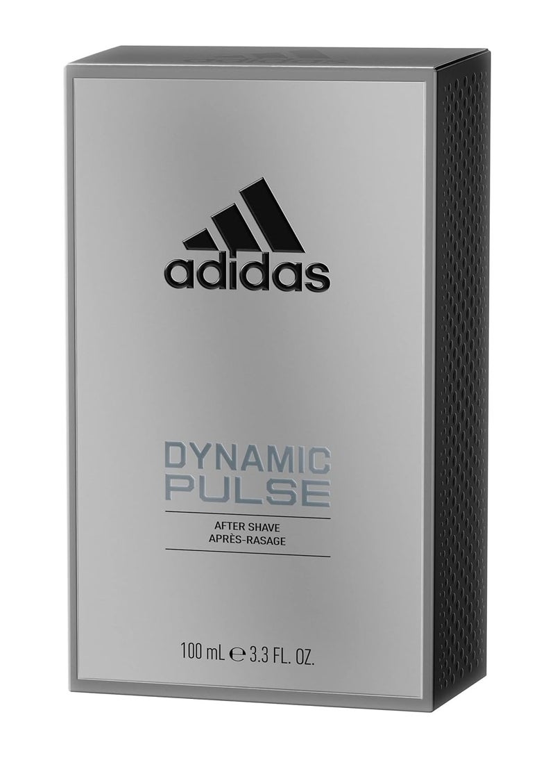 اديداس Dynamic Pulse Aftershave 3.3 fl oz (Pack of 1), Notes of Mint, Apple, and Wood, Men's Fragrance, Long Lasting, Sporty Fragrance, Travel Size 3.3 fl ozFluid Ounce  - Image 3