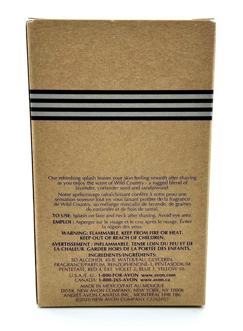 AVON Wild Country Aftershave Splash 118 mlml  - Image 2