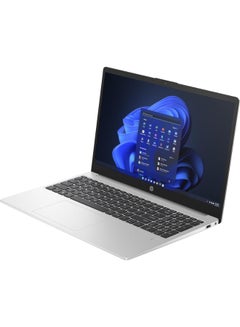 إتش بي 255 G10 Laptop With 15.6 Inch Full HD (1920X1080) Display, AMD Ryzen 5-7530U Processor/16GB RAM DDR4/512GB SSD/DOS(Without Windows)/ English/Arabic Turbo Silver  - Image 3