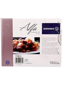 كوركماز Astra Extra 9 pcs. Cookware Set Silver  - Image 3