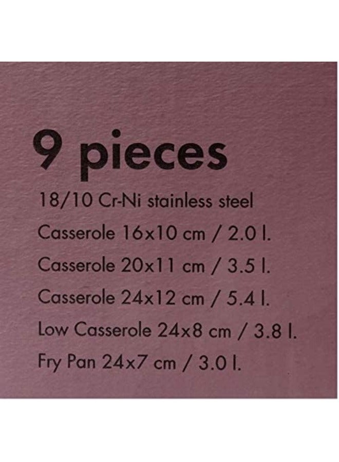 Korkmaz Astra Extra 9 pcs. Cookware Set Silver  - Image 4