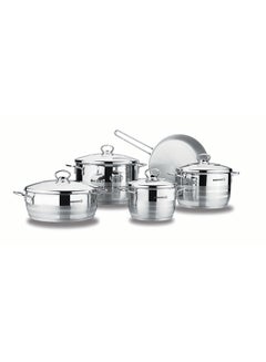 كوركماز Astra Extra 9 pcs. Cookware Set Silver  - Image 1