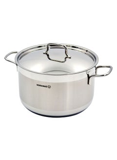 كوركماز Alfa Stainless Steel Casserole Pot 5.5 l Silver 24x12 cmcm  - Image 4