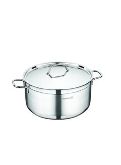 كوركماز Alfa Stainless Steel Casserole Pot 5.5 l Silver 24x12 cmcm  - Image 1