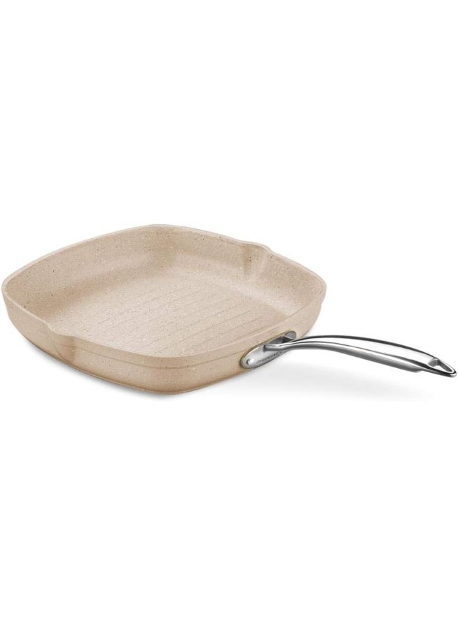 Korkmaz Granita Rectangle Aluminium Grill Frypan Without lid 3.2 l Volcanic 26 cmcm  - Image 2