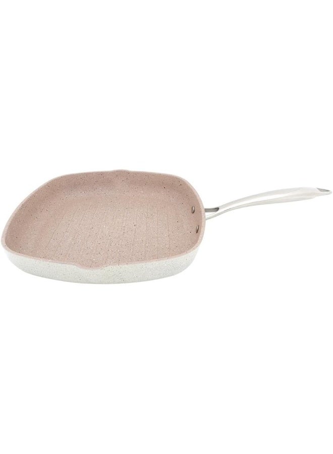 Korkmaz Granita Rectangle Aluminium Grill Frypan Without lid 3.2 l Volcanic 26 cmcm  - Image 3