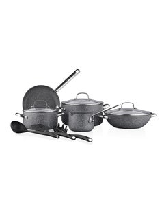 Korkmaz Cortina Plus 11-Piece Cookware Set Silver 