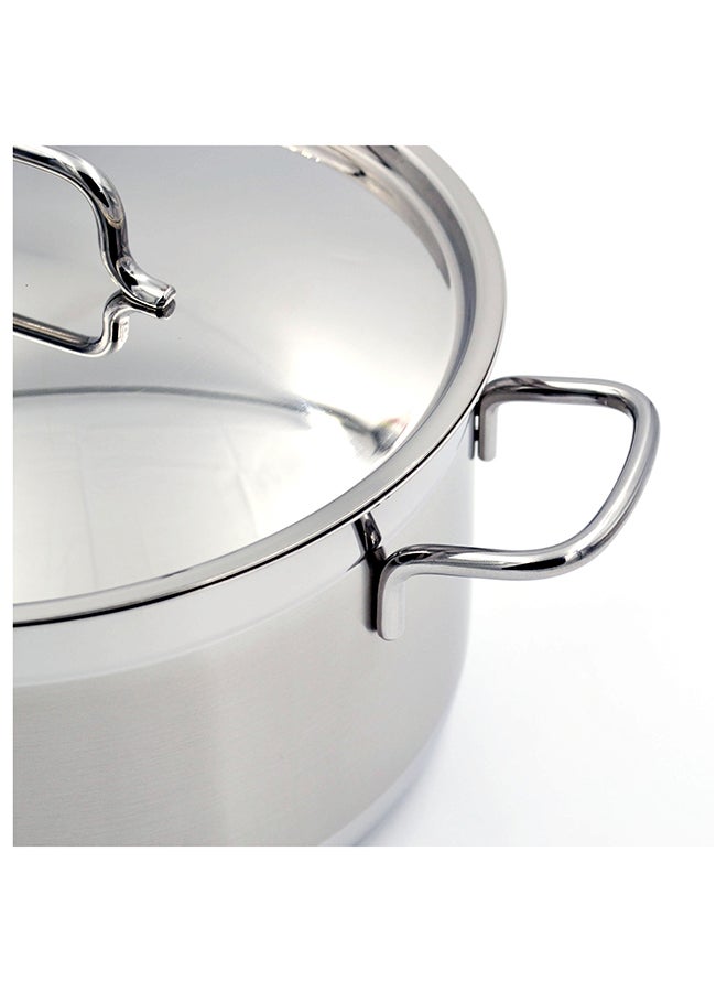 Korkmaz Alfa Stainless Steel Casserole Pot 3.5 l Silver 20x11 cmcm - Image 3