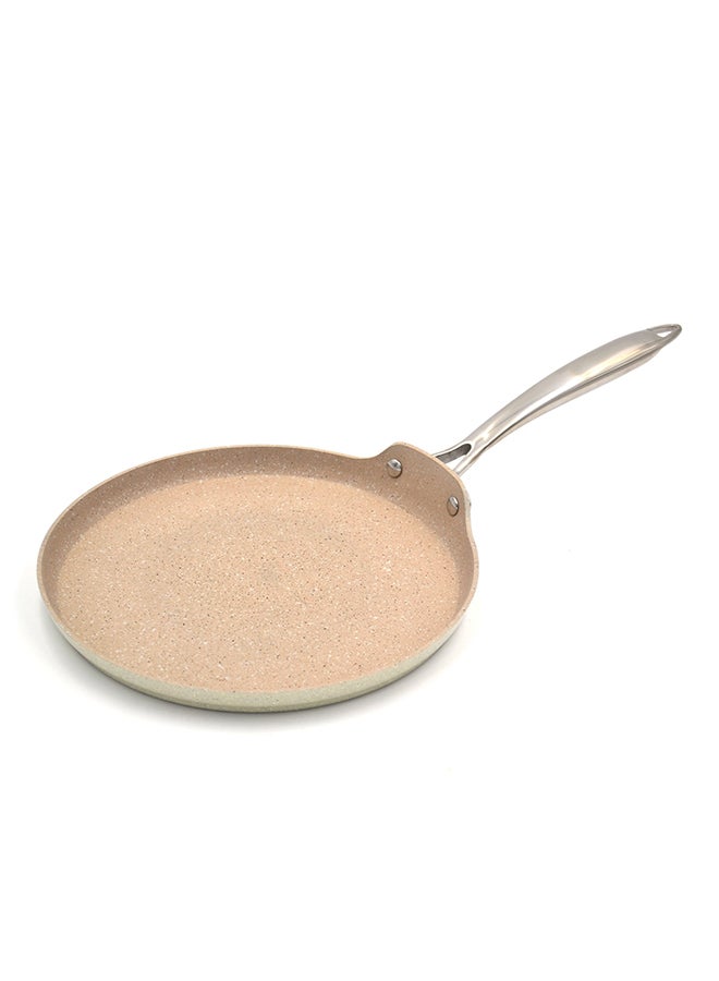 Korkmaz Granita Forged Aluminium Crepe 26cm Frypan | Non-Stick Granite Coated Roti Tawa | Induction Compatible Cookware | KA1270 Volcanic Volcanic 26cm - Image 3