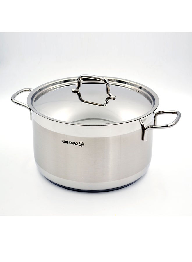 Korkmaz Alfa Stainless Steel Casserole Pot 2.5 l Silver  - Image 2