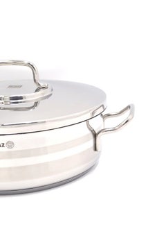 Korkmaz Astra2 Low Casserole, 3.5 Ltr Stainless Steel 24X8 Cmcm - pnsku/N70139484V/45/_/1736143732/74a37a6e-6168-4847-ad3c-9f22418c11e9