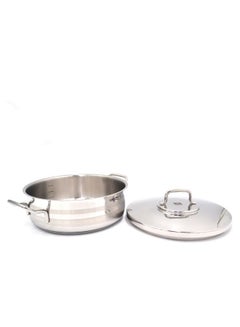 Korkmaz Astra2 Low Casserole, 3.5 Ltr Stainless Steel 24X8 Cmcm - pnsku/N70139484V/45/_/1736143735/cb9d13ec-f517-425a-b112-130d58e47036