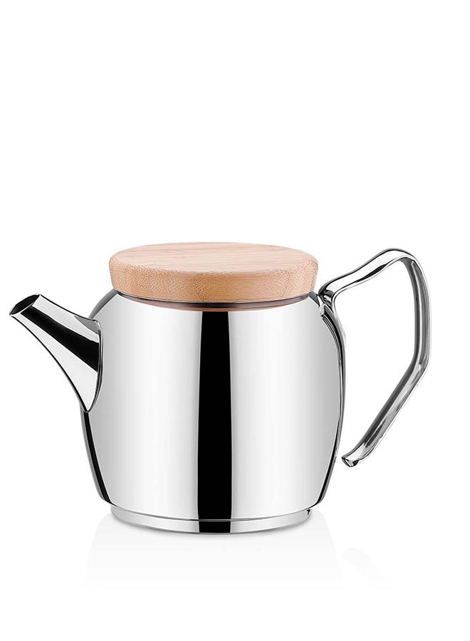 كوركماز غلاية شاي مونتانا 1.1 لتر | غلاية شاي من الفولاذ المقاوم للصدأ | فضي - KA024