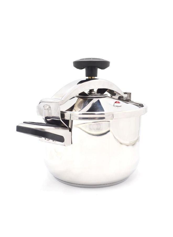 كوركماز Pressa Stainless Steel Pressure Cooker 13L | Aluminium Capsul Base Turkish Pressure Cooker with Heavy Lid | Induction Base Cooker | KA773-01 Stainless Steel - Image 3