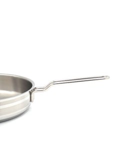كوركماز Korkmaz Astra Frying Pan, 2.7 Liter Capacity Silver 24X6 cmcm  - Image 2