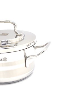 Korkmaz Astra Stainless Steel Pot, 2 Liter Capacity High Polished 16X9 Cmcm - pnsku/N70139508V/45/_/1736143734/cdafd912-6e6a-493a-a7c3-0d59c1c3511d