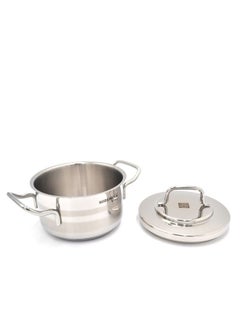كوركماز Korkmaz Astra Stainless Steel Pot, 1.8 Liter Capacity High Polished 16X9 Cmcm  - Image 3