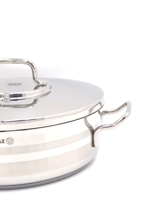 Korkmaz Korkmaz Astra Short Casserole Silver 26X8.5 Cmcm  - Image 2