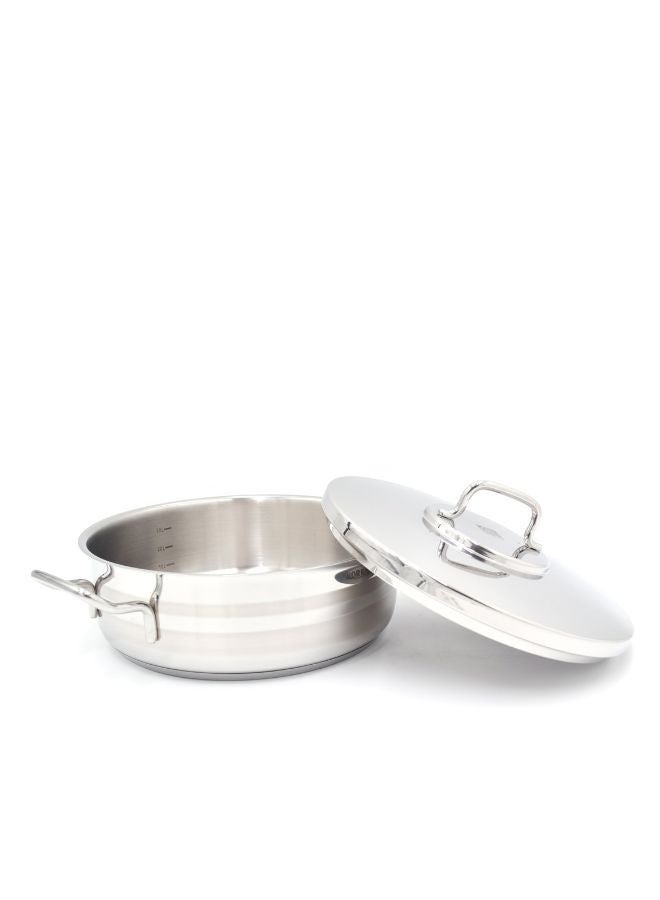 Korkmaz Korkmaz Astra Short Casserole Silver 26X8.5 Cmcm  - Image 3