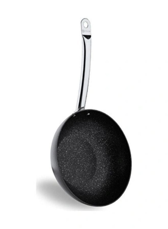 كوركماز مقلاة برو لاين نيرو ووك متوافقة مع الحث، غير لاصقة مع طلاء رخام، أواني طهي من الألمنيوم المطروق - Image 4