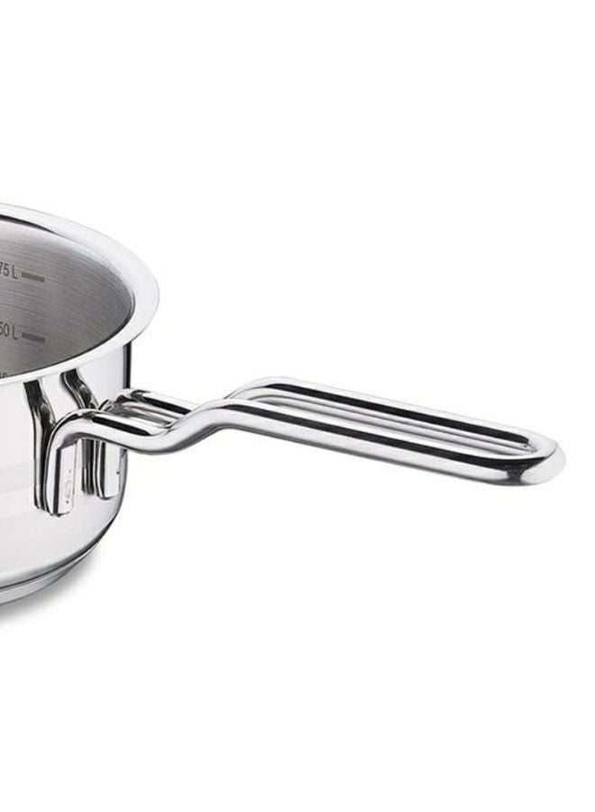 Korkmaz Astra Stainless Steel Saucepan 16x19 cm / 1.8 l. | Stainless Steel Induction Compatible Saucepan | KA2047 Silver 16X9cm - Image 2