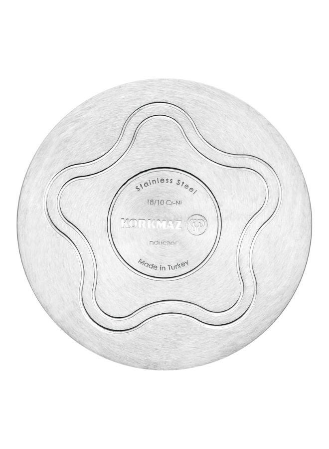 Korkmaz Astra Stainless Steel Saucepan 16x19 cm / 1.8 l. | Stainless Steel Induction Compatible Saucepan | KA2047 Silver 16X9cm - Image 3