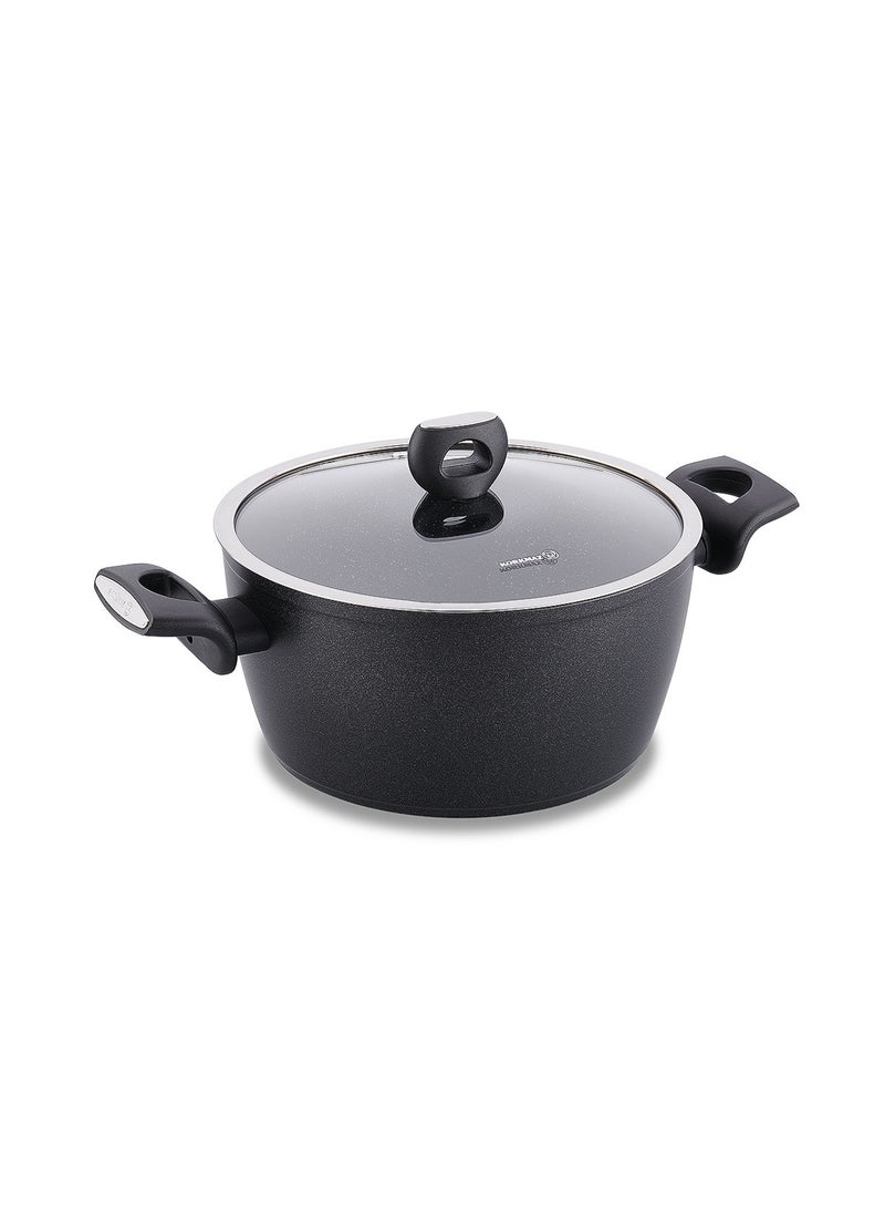 كوركماز Nora Non-Stick Casserole 3 lt Black 3 ltcm 