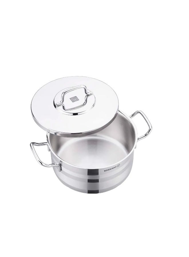 كوركماز وعاء كوكماز أسترا من الفولاذ المقاوم للصدأ، سعة 4.35 لتر - Image 3