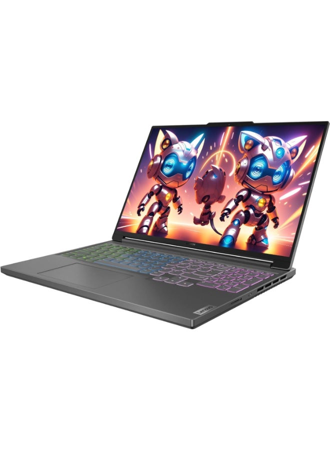 Lenovo Legion Slim 5 Laptop With 16-Inch Display, AMD Ryzen 7-8845HS Processor/16GB RAM/512GB SSD/NVIDIA GeForce RTX 4060 Graphics/Windows 11 Home English Luna Grey  - Image 2