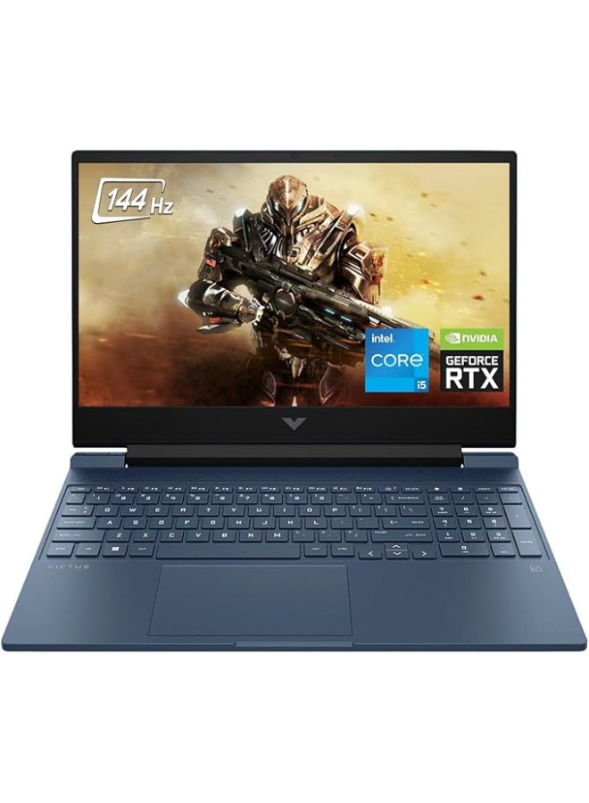 (Upgraded Version) Victus Laptop With 15.6-Inch Display, Core i5-12450H Processor/16GB RAM/1TB SSD/NVIDIA GeForce RTX 3050 Graphics/Windows 11 English Blue English Blue