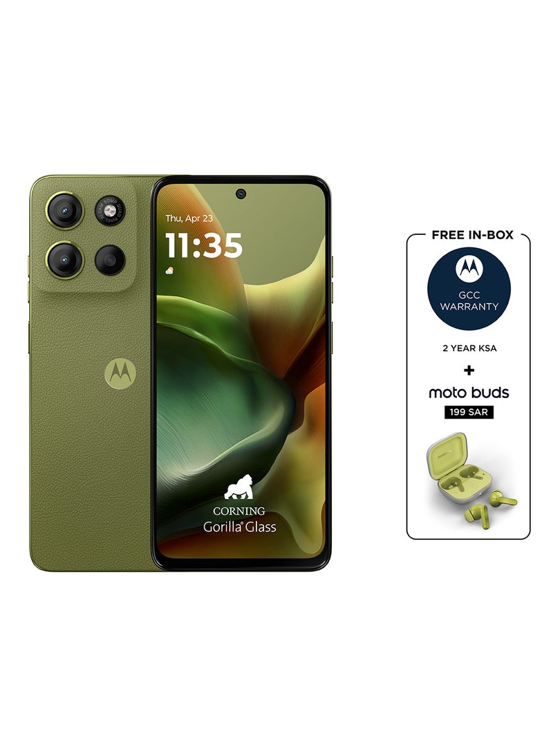 Motorola - G15 Dual SIM Iguana Green 8GB RAM 256GB With Moto Buds - Middle East Version - Image 1