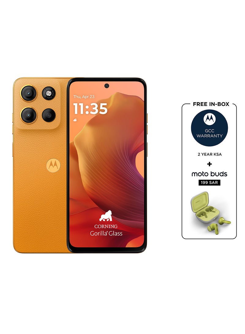 Motorola G15 Dual SIM  Sunrise Orange 8GB RAM 256GB With Moto Buds - Middle East Version  - Image 1