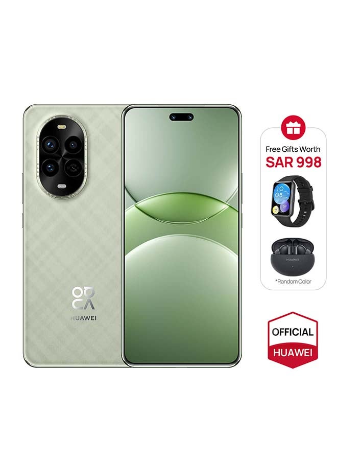 HUAWEI Nova 13 Pro Dual SIM Smartphone Green 12GB RAM  512GB 4G  - Middle East Version with [ FREE  FreeBuds 5i aNd  WATCH FIT 2 ]  - Image 1