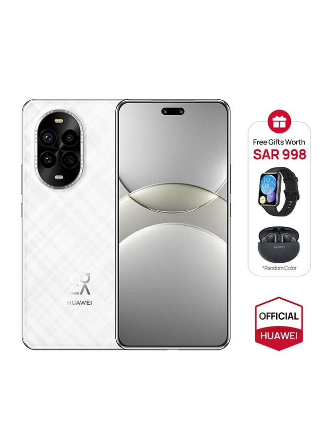 HUAWEI - Nova 13 Pro Dual SIM Smartphone White 12GB RAM  512GB 4G - Middle East Version with [ FREE  FreeBuds 5i aNd  WATCH FIT 2 ] - Image 1