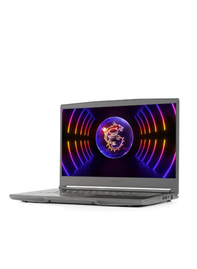 MSI - Thin 15 B12UCX Laptop With 15.6 Inch Full HD(1920X1080) Display, core i5-12450H Processor/8GB RAM DDR4/512GB SSD/Windows 11/Nivida GeForce RTX 2050 Graphics English/Arabic Cosmos Grey - Image 1